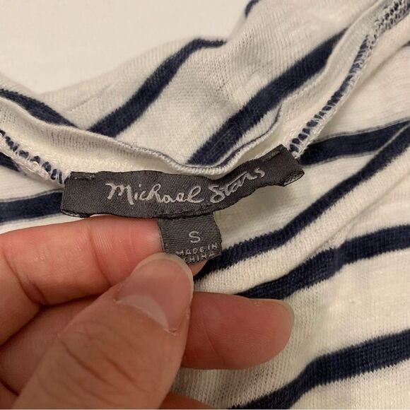 J.CREW Michael Stars XS S Linen T-Shirt Tee tank Top Loose Oversized Fit Lot (3) - Picture 6 of 8